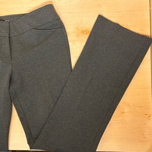 LOFT Marisa Boot Cut Charcoal Dress Pants - size 6